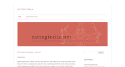 Desktop Screenshot of eatingindia.net